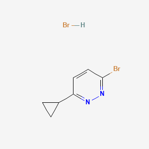 3-Bromo-6-cyclopropylpyridazine hydrobromide