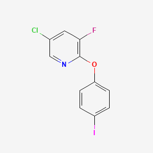 5-Chloro-3-fluoro-2-(4-iodophenoxy)pyridine