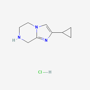 2-Cyclopropyl-5,6,7,8-tetrahydroimidazo[1,2-a]pyrazine hydrochloride