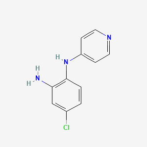 4-chloro-1-N-pyridin-4-ylbenzene-1,2-diamine