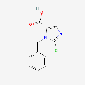 molecular formula C11H9ClN2O2 B2382000 1-Benzyl-2-chloro-1H-imidazole-5-carboxylic acid CAS No. 944905-15-1