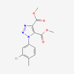 dimethyl 1-(3-chloro-4-methylphenyl)-1H-1,2,3-triazole-4,5-dicarboxylate