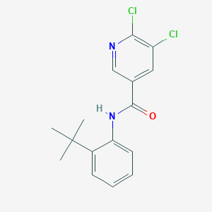 N-(2-tert-butylphenyl)-5,6-dichloropyridine-3-carboxamide