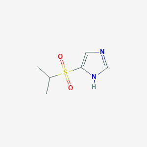 molecular formula C6H10N2O2S B2382040 4-(Isopropylsulfonyl)-1h-imidazole CAS No. 1215198-01-8