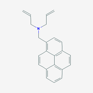 molecular formula C23H21N B2382057 N-丙-2-烯基-N-(芘-1-基甲基)丙-2-烯-1-胺 CAS No. 102592-39-2