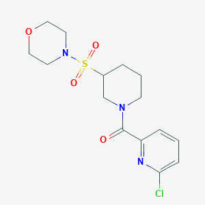 4-{[1-(6-Chloropyridine-2-carbonyl)piperidin-3-yl]sulfonyl}morpholine
