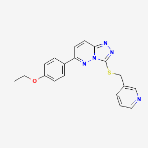 6-(4-Ethoxyphenyl)-3-((pyridin-3-ylmethyl)thio)-[1,2,4]triazolo[4,3-b]pyridazine