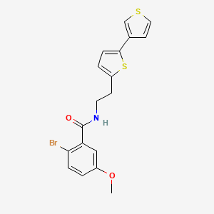 N-(2-([2,3'-bithiophen]-5-yl)ethyl)-2-bromo-5-methoxybenzamide