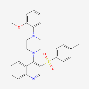 4-(4-(2-Methoxyphenyl)piperazin-1-yl)-3-tosylquinoline