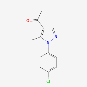 1-(1-(4-chlorophenyl)-5-methyl-1H-pyrazol-4-yl)ethanone