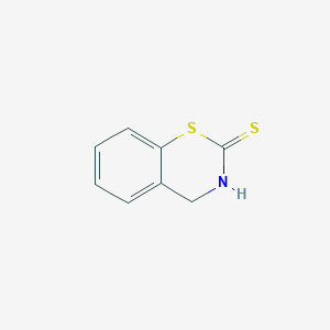 molecular formula C8H7NS2 B2382138 3,4-Dihydro-1,3-benzothiazine-2-thione CAS No. 92808-77-0