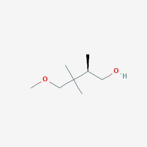 (2R)-4-Methoxy-2,3,3-trimethylbutan-1-ol