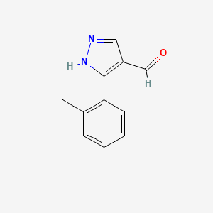 3-(2,4-dimethylphenyl)-1H-pyrazole-4-carbaldehyde