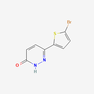 3-(5-bromothiophen-2-yl)-1H-pyridazin-6-one