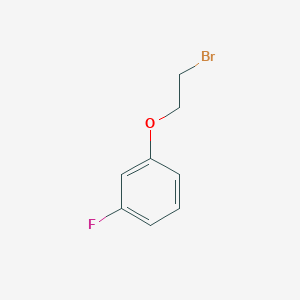 molecular formula C8H8BrFO B2382180 1-(2-溴乙氧基)-3-氟苯 CAS No. 85262-57-3