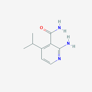 molecular formula C9H13N3O B2382188 2-Amino-4-isopropylnicotinamide CAS No. 1707373-08-7