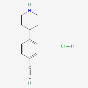 4-(4-Ethynylphenyl)piperidine hydrochloride