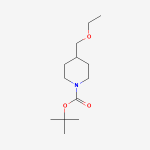 molecular formula C13H25NO3 B2382194 Tert-butyl 4-(ethoxymethyl)piperidine-1-carboxylate CAS No. 247132-43-0