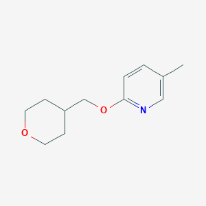 5-Methyl-2-[(oxan-4-yl)methoxy]pyridine