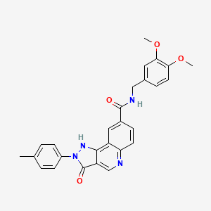 molecular formula C27H24N4O4 B2382249 N-(2-乙氧苯基)-1-(4-甲基吡咯并[1,2-d][1,2,4]三嗪-1-基)哌啶-4-甲酰胺 CAS No. 1251678-35-9