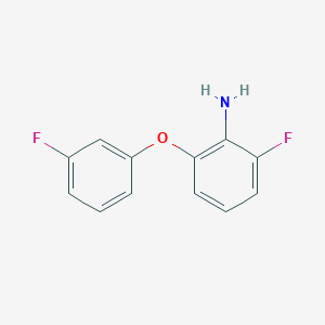 molecular formula C12H9F2NO B2382281 2-氟-6-(3-氟苯氧基)苯胺 CAS No. 1184275-63-5