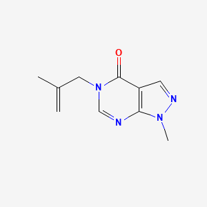 1-Methyl-5-(2-methylprop-2-enyl)pyrazolo[3,4-d]pyrimidin-4-one