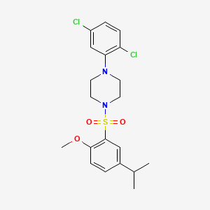1-(2,5-Dichlorophenyl)-4-((5-isopropyl-2-methoxyphenyl)sulfonyl)piperazine