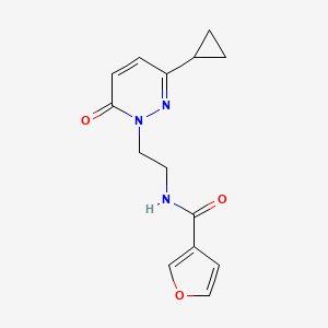 N-(2-(3-cyclopropyl-6-oxopyridazin-1(6H)-yl)ethyl)furan-3-carboxamide