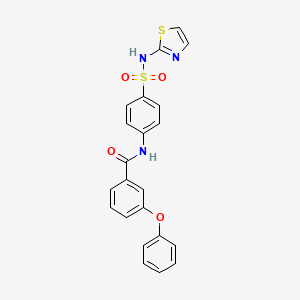 3-phenoxy-N-(4-(N-(thiazol-2-yl)sulfamoyl)phenyl)benzamide