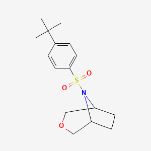 (1R,5S)-8-((4-(tert-butyl)phenyl)sulfonyl)-3-oxa-8-azabicyclo[3.2.1]octane