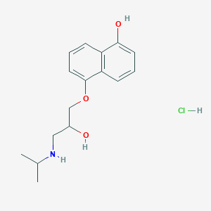 molecular formula C16H22ClNO3 B023824 5-羟基普萘洛尔盐酸盐 CAS No. 62117-35-5