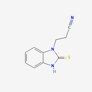 3-(2-Mercapto-benzoimidazol-1-yl)-propionitrile