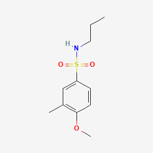 4-methoxy-3-methyl-N-propylbenzenesulfonamide