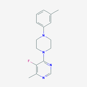 5-Fluoro-4-methyl-6-[4-(3-methylphenyl)piperazin-1-yl]pyrimidine