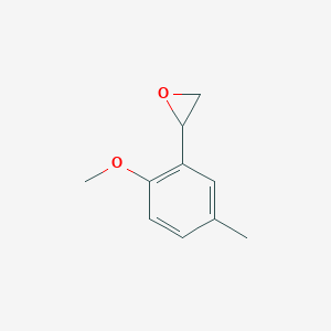 molecular formula C10H12O2 B2382455 2-(2-Methoxy-5-methylphenyl)oxirane CAS No. 342617-20-3