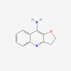 molecular formula C11H10N2O B2382460 2,3-二氢呋喃[3,2-b]喹啉-9-胺 CAS No. 1379340-57-4