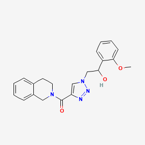 2-[4-(3,4-dihydroisoquinolin-2(1H)-ylcarbonyl)-1H-1,2,3-triazol-1-yl]-1-(2-methoxyphenyl)ethanol