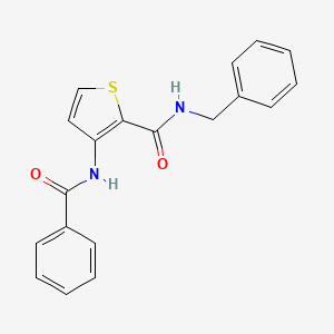 molecular formula C19H16N2O2S B2382478 3-苯甲酰胺基-N-苄基噻吩-2-甲酰胺 CAS No. 439120-51-1