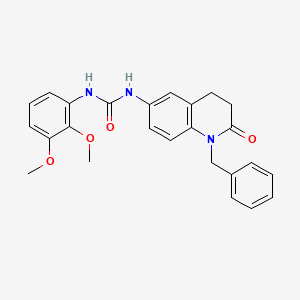 molecular formula C25H25N3O4 B2382479 1-(1-Benzyl-2-oxo-1,2,3,4-tetrahydroquinolin-6-yl)-3-(2,3-dimethoxyphenyl)urea CAS No. 1170827-83-4