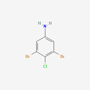 molecular formula C6H4Br2ClN B2382489 3,5-Dibromo-4-chloroaniline CAS No. 35754-04-2