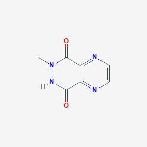 molecular formula C7H6N4O2 B2382496 6-甲基-6,7-二氢吡嗪并[2,3-d]嘧啶-5,8-二酮 CAS No. 72668-56-5