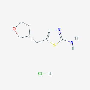 5-((Tetrahydrofuran-3-yl)methyl)thiazol-2-amine hydrochloride