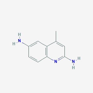 molecular formula C10H11N3 B2382543 4-Methylquinoline-2,6-Diamine CAS No. 1823958-42-4