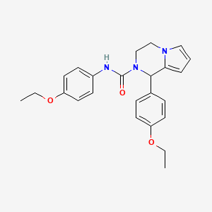 N,1-bis(4-ethoxyphenyl)-3,4-dihydropyrrolo[1,2-a]pyrazine-2(1H)-carboxamide