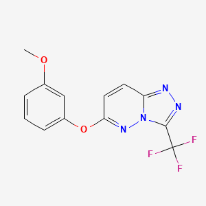 6-(3-Methoxyphenoxy)-3-(trifluoromethyl)[1,2,4]triazolo[4,3-b]pyridazine