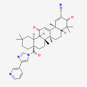 molecular formula C39H46N4O3 B2382624 CDDO-3P-Im CAS No. 1883650-95-0