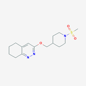 3-((1-(Methylsulfonyl)piperidin-4-yl)methoxy)-5,6,7,8-tetrahydrocinnoline