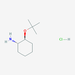 (1S,2S)-2-[(2-Methylpropan-2-yl)oxy]cyclohexan-1-amine;hydrochloride