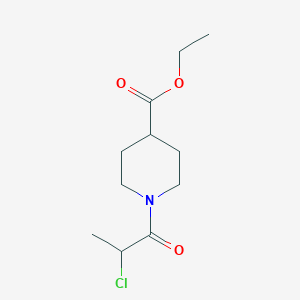Ethyl 1-(2-chloropropanoyl)piperidine-4-carboxylate