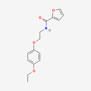 molecular formula C15H17NO4 B2382762 N-(2-(4-ethoxyphenoxy)ethyl)furan-2-carboxamide CAS No. 1105212-11-0